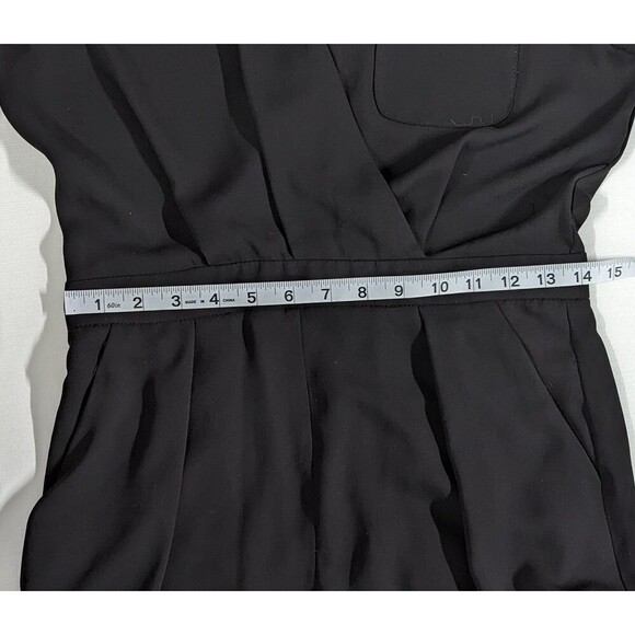 Top Shop Size 6 Black Crepe Romper - Picture 7 of 11